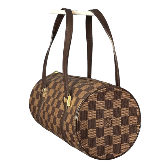 Louis Vuitton Damier Ebene Papillon 26 Handbag Vintage 2004 Dust Bag, Box, COA - Picture 3 of 16